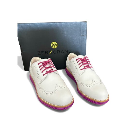 Cole Haan Zerogrand OG Wing Ox Leather Waterproof Golf Shoes Women’s 7 C Shortbr - Picture 7 of 11